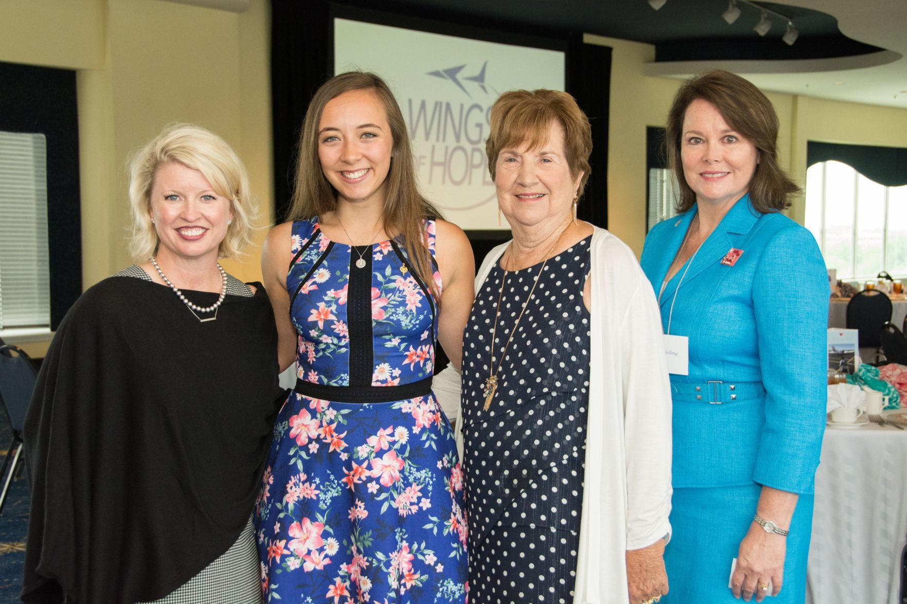 Shelley Perulfi, Emily Mueth, Joan Mueth, Laura Helling